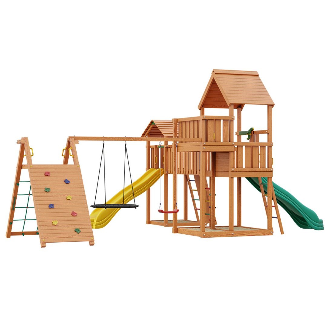 Детская деревянная площадка Jungle Palace Делюкс JВ16